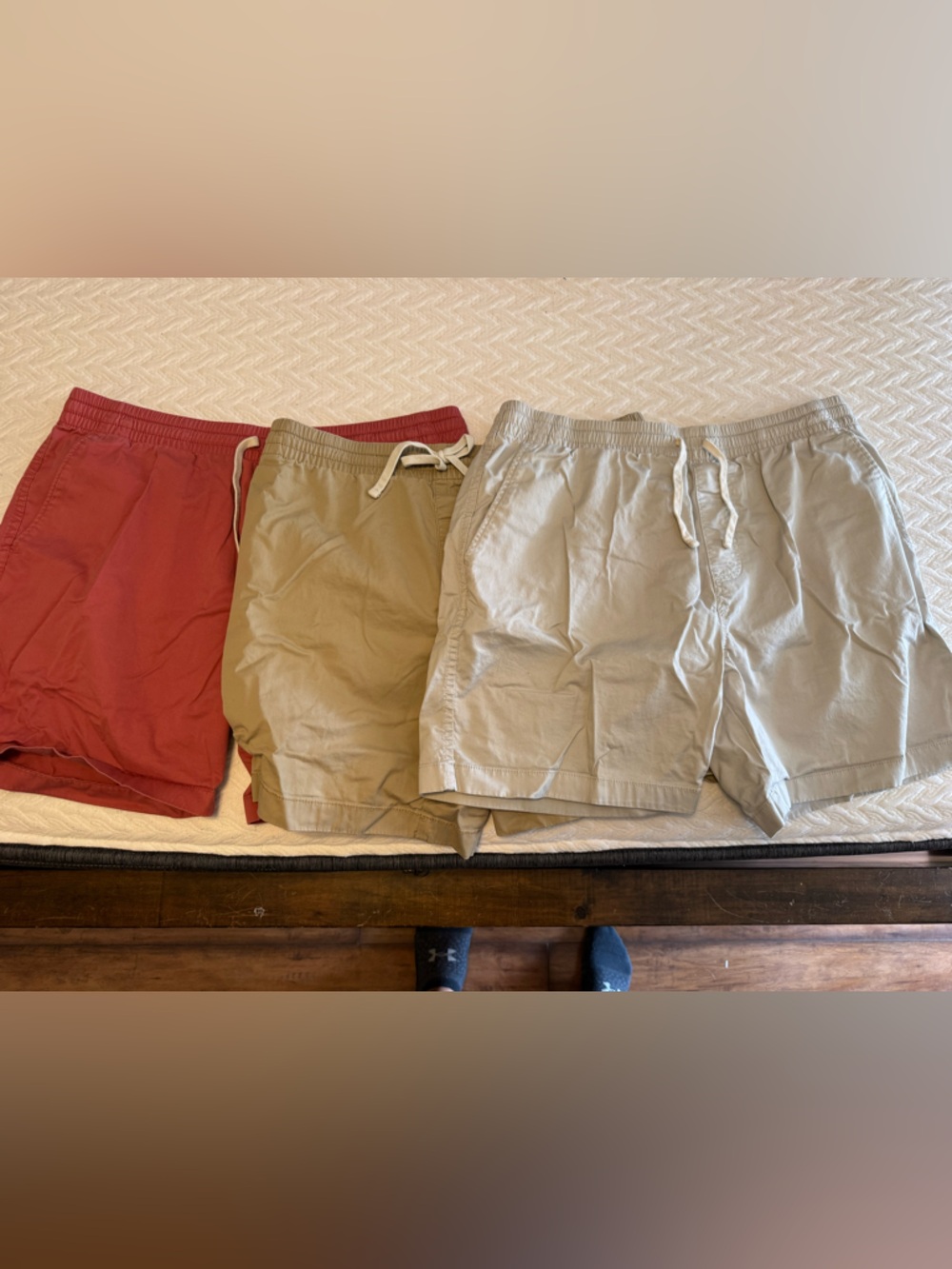 3 Pairs of J. Crew Men’s Elastic Waist Shorts